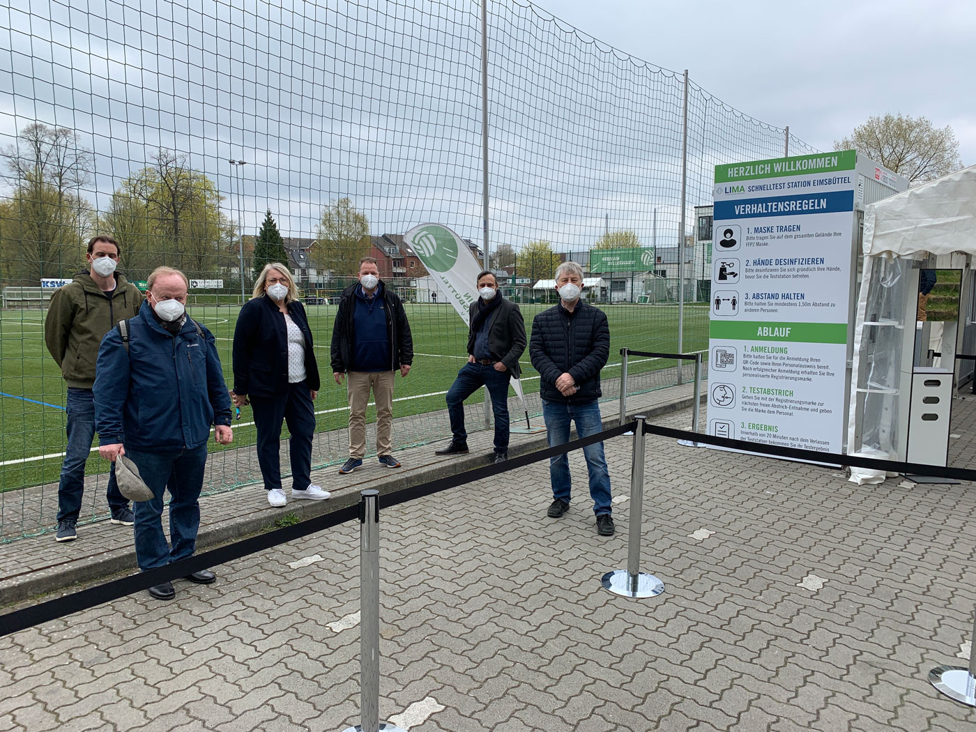 Erste Fahrrad-Drive-In Teststation in Eimsbüttel eröffnet