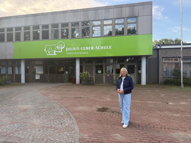 Vor Ort an der Julius-Leber-Schule